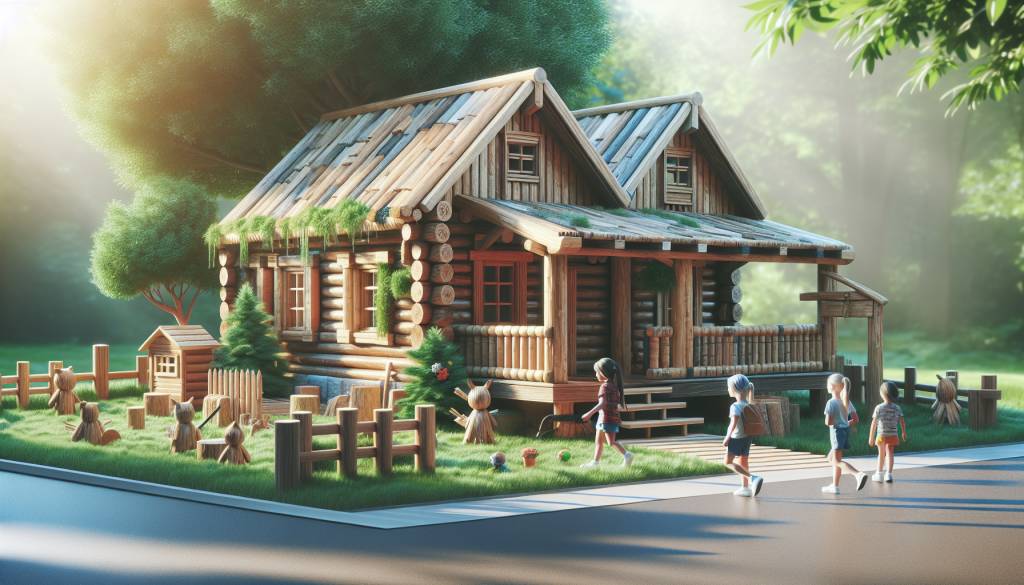 Créer une cabane en bois pour les enfants : projet ludique et éducatif